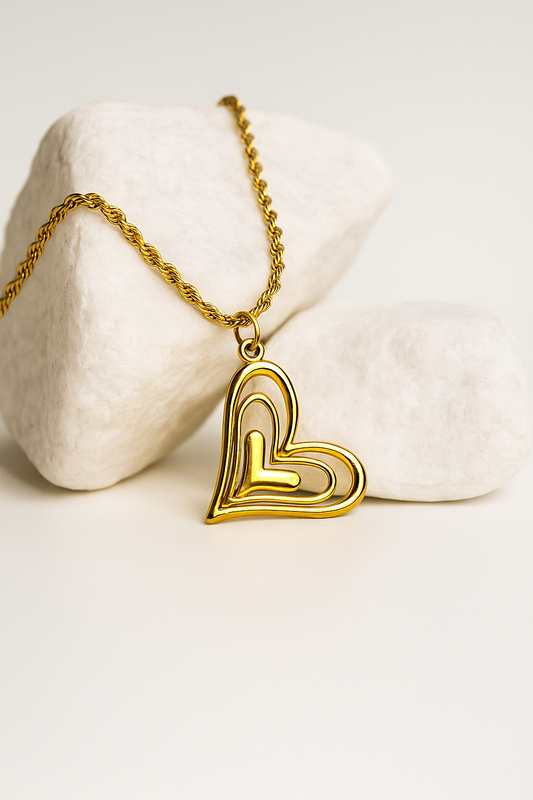 Liora Gold Heart Necklaces
