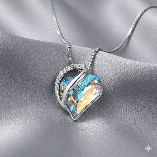 Opaline Heart Necklace