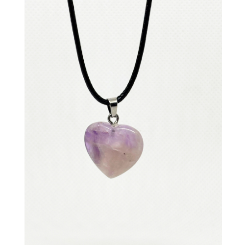 Amethyst Heart Necklace