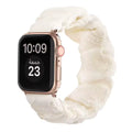 Amoura Scrunchie Apple Watch Band-Lace Cream