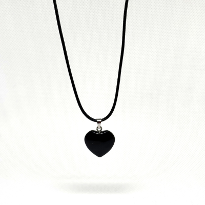 Obsidian Heart Necklace