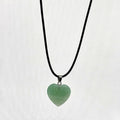 Green Adventurine Heart Necklace