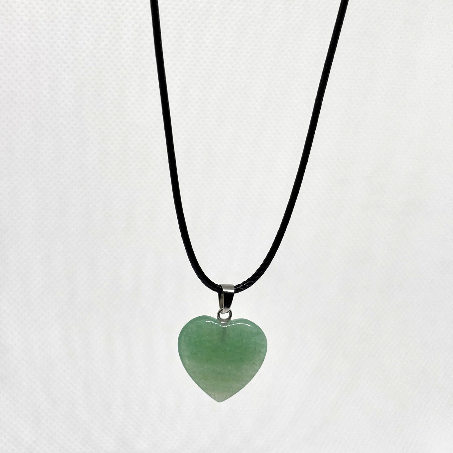 Verdant – Green Aventurine Heart Necklace