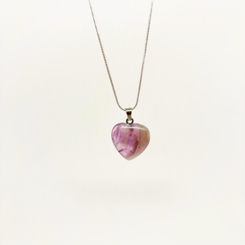 Amethyst Heart Necklace
