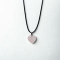 Rose Quartz Heart Necklace