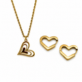 Gold Heart Set - AAMOURRA