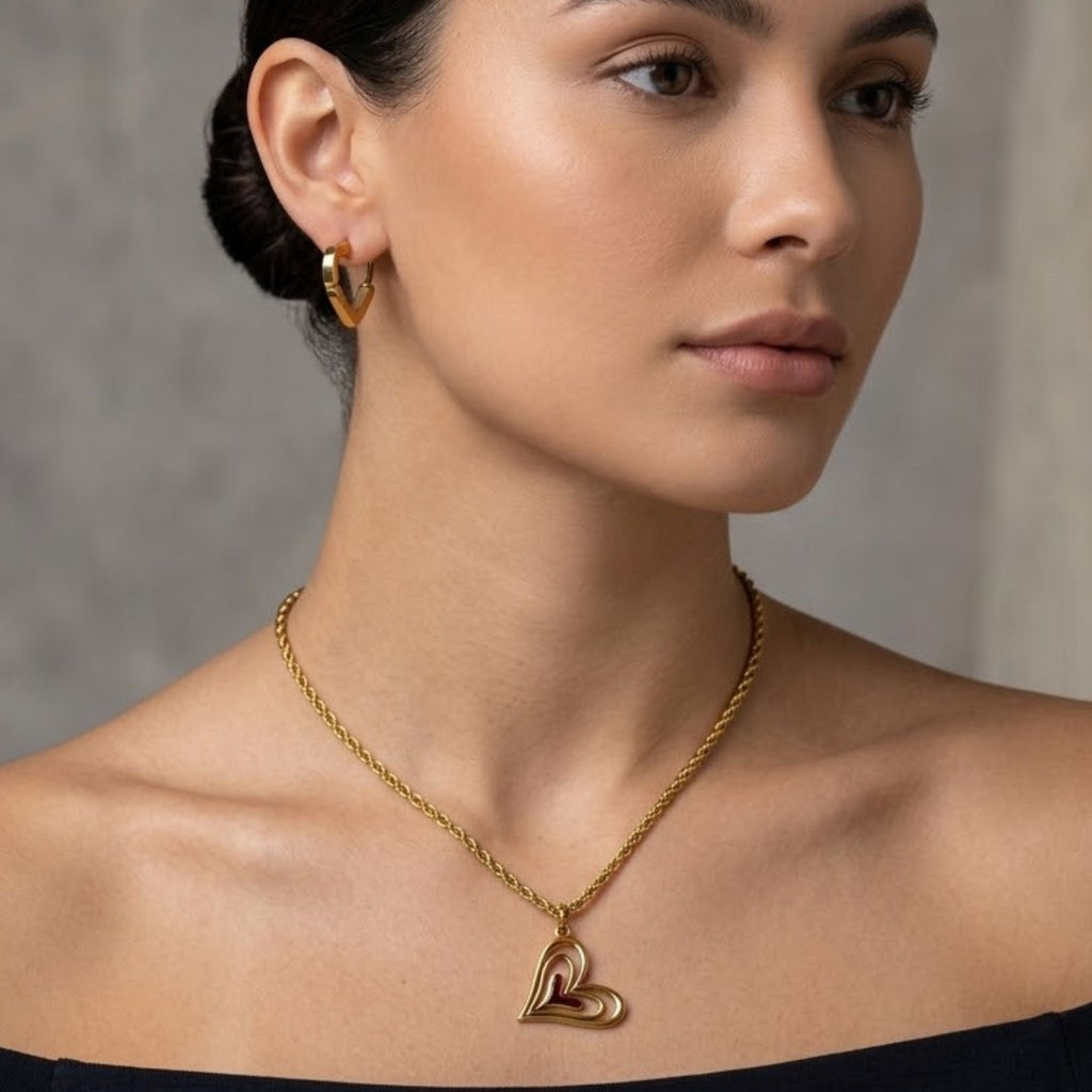 Gold Heart Set