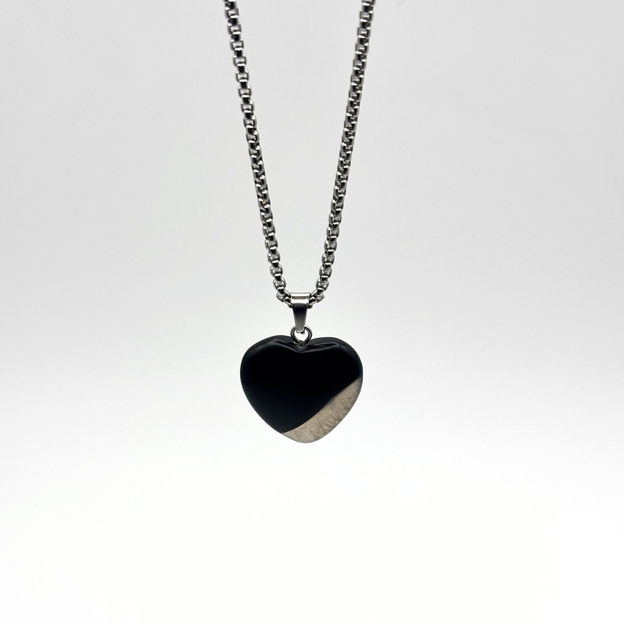 Obsidian Heart Necklace