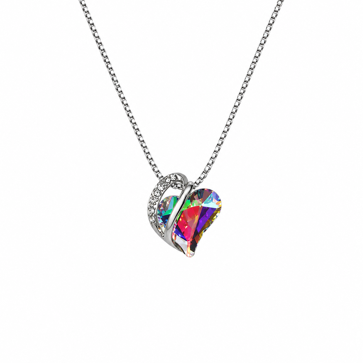 Opaline Heart Necklace