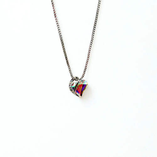 Opaline Heart Necklace