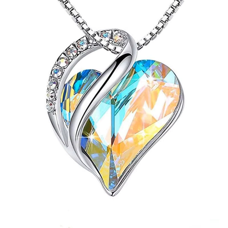 Opaline Heart Necklace