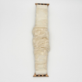 Amoura Scrunchie Apple Watch Band-Lace Cream - AAMOURRA