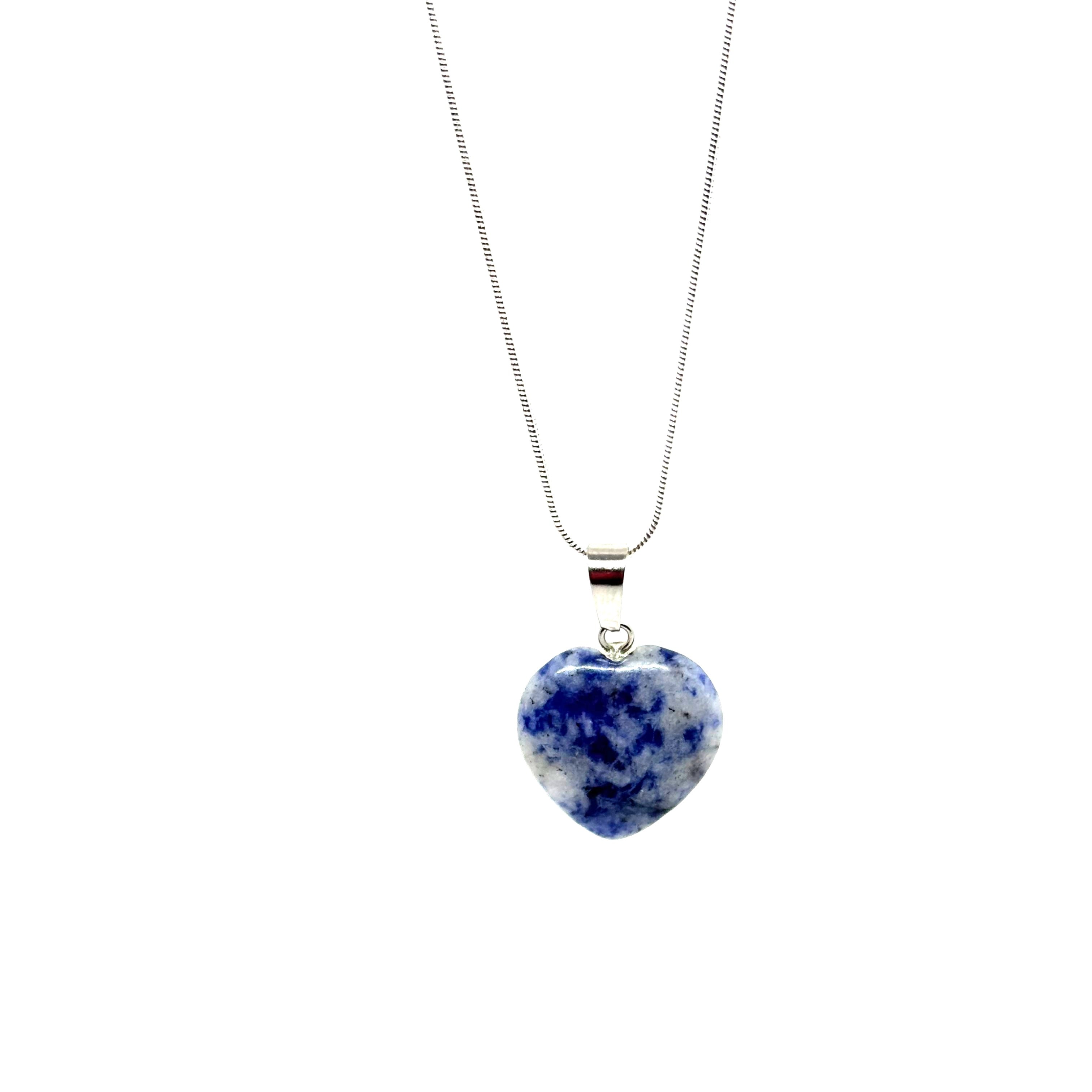 Sodalite Heart Necklace