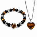 Tiger's Eye Necklace Set